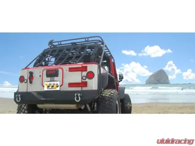 Warrior Products Heavy Duty Aluminum Body Armor Tailgate Cover Combo Jeep JK Wrangler 07-17 - 5920