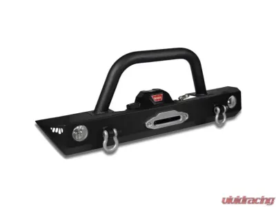 Warrior Products Mid-Width Winch Bumper w/3" Brushguard Jeep JK Wrangler 07-17 - 59830