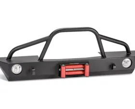 Warrior Products Mid-Width Winch Bumper w/Brushguard Jeep JK Wrangler 07-17