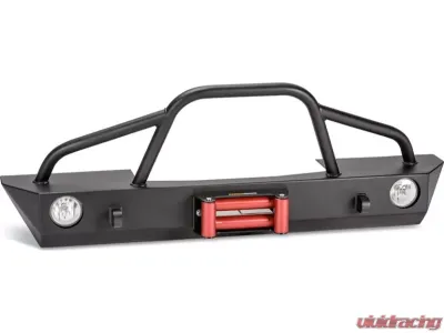 Warrior Products Mid-Width Winch Bumper w/Brushguard Jeep JK Wrangler 07-17 - 59850
