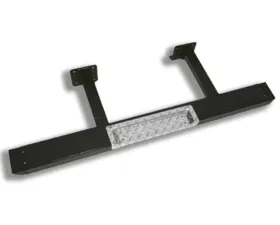 Warrior Products Rock Bars w/Diamond Black Plate Step Suzuki Samurai 86-95