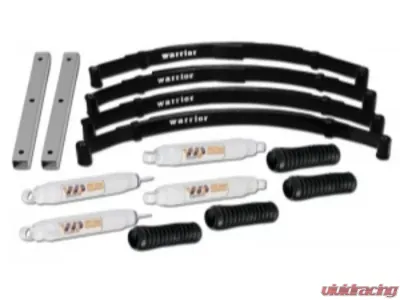 Warrior Products Rear Leaf Springs For 2" Lift Kit Jeep YJ Wrangler 87-96 - 800024