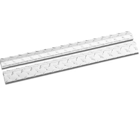 Warrior Products Entry Guards Aluminum Black Diamond Plate Finish Suzuki Samurai 86-95