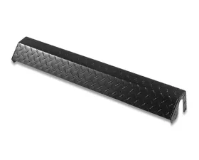 Warrior Products Front Frame Cover Aluminum Black Diamond Plate Jeep CJ5 76-83