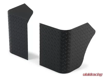 Warrior Products Rear Corners No Holes No Fender Cut Out Aluminum Black Diamond Plate Finish Jeep CJ5 | M38 51-83 - 902PC