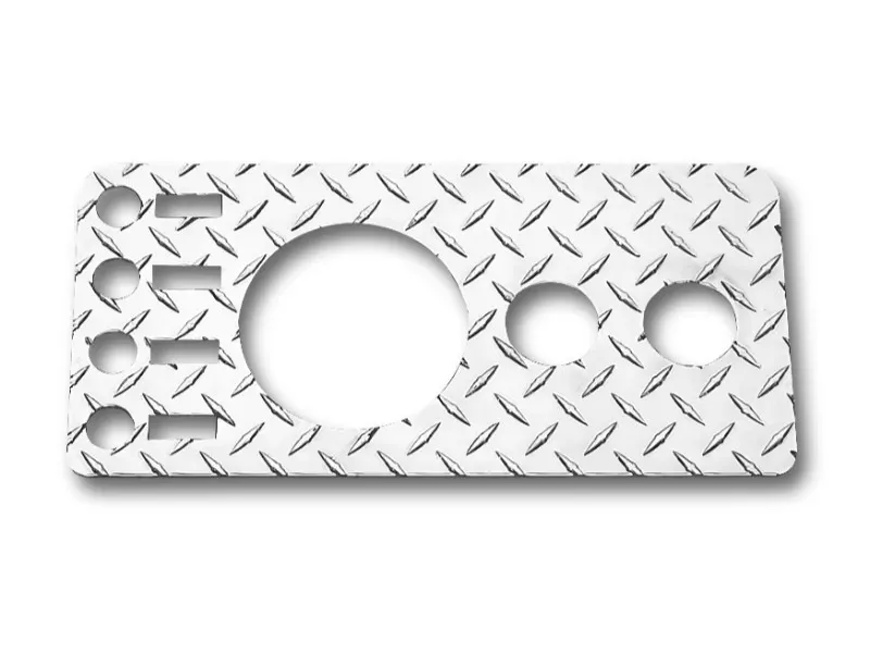 Warrior Products Dash Overlay No Radio Cutout Jeep CJ5 | CJ7 | CJ8 76-86 - 90416PC