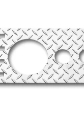 Warrior Products Dash Overlay No Radio Cutout Jeep CJ5 | CJ7 | CJ8 76-86                                     - 90416PC - Image 2