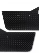Warrior Products Half Door Inserts Aluminum Diamond Plate Finish Jeep CJ7 76-86                                     - 90755 - Image 2