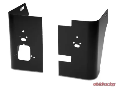 Warrior Products Rear Corners With Holes Aluminum Black Diamond Plate Finish Jeep YJ Wrangler 87-96 - 907APC