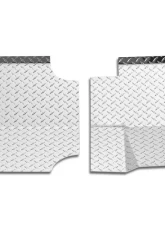 Warrior Products Floor Board Aluminum Black Diamond Plate Finish Jeep YJ Wrangler 87-96                                     - 907BRDPC - Image 2