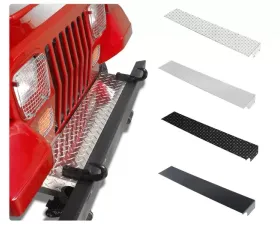 Warrior Products Front Frame Cover Aluminum Diamond Plate Finish Jeep YJ Wrangler 7-96