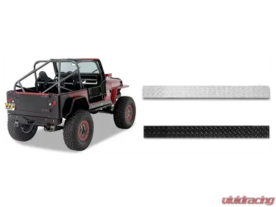 Warrior Products Backplates Aluminum Diamond Plate Finish Jeep YJ Wrangler 87-96 - 908C