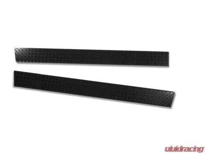 Warrior Products Sideplates No Fender Cutout Aluminum Black Diamond Plate Finish Jeep LJ Unlimited 04-06 - 919XPC