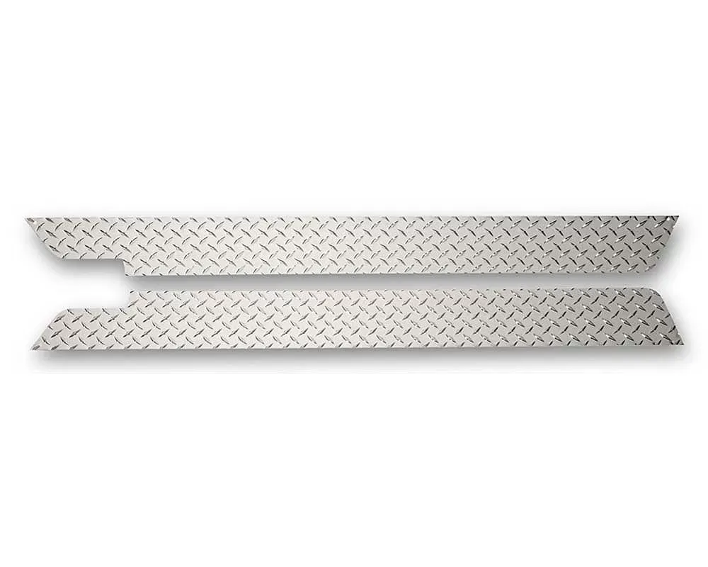 Warrior Products Sideplates Aluminum Diamond Plate Finish Jeep CJ2 | CJ3 45-55 - 912PC