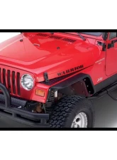 Warrior Products Front Fender Cover Smooth Black Jeep TJ Wrangler 1997                                     - S91600 - Image 2
