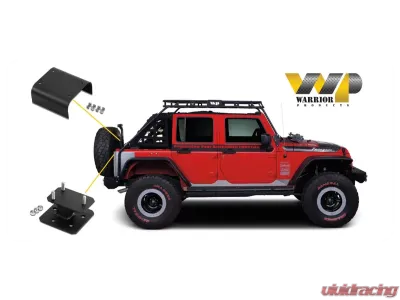 Warrior Products Spare Tire Spacer 5 on 5 Jeep JK Wrangler 07-17 - 91630