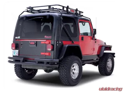 Warrior Products Backplates Aluminum Black Diamond Plate Finish Jeep TJ Wrangler 97-06 - 916CPC