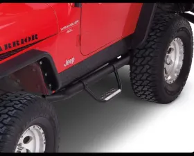Warrior Products Factory Step Cover Aluminum Black Diamond Plate Jeep TJ Wrangler 97-06