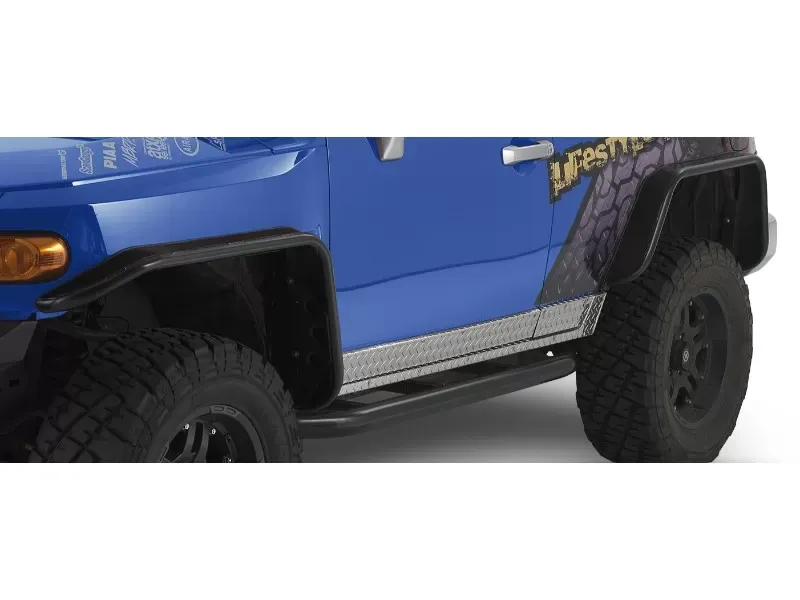 Warrior Products Rear Tube Flares Toyota Raw Uncoated Steel FJ Cruiser 07-14 - S3002-RAW