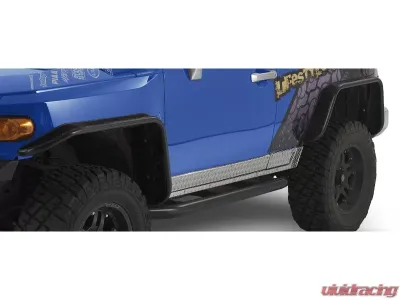 Warrior Products Rear Tube Flares Smooth Black Toyota FJ Cruiser 07-14 - S3002
