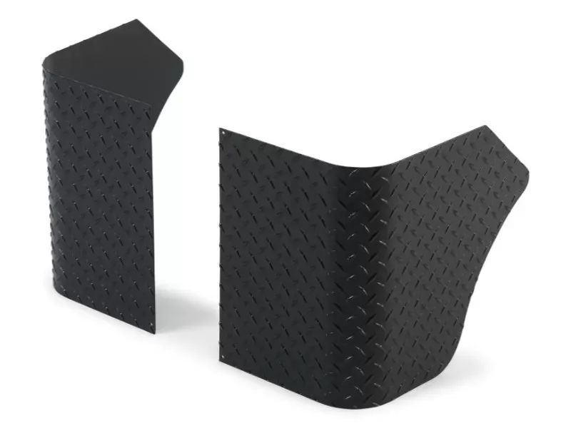 Warrior Products Rear Corners No Holes Smooth Black 12-gauge Steel Jeep CJ5 & M38 51-83 - S902