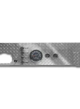 Warrior Products Dash Boards Steering Column & Glove Box Opening w/Door Polished Aluminum Jeep CJ5 | CJ7 | CJ8 76-86                                     - 90419PA - Image 2