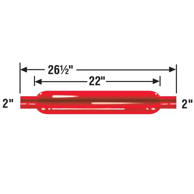 CHERRY BOMB GLASSPACK レッド チェリーボム　2本セット Cherry Bomb Glasspack Exhaust Muffler 2