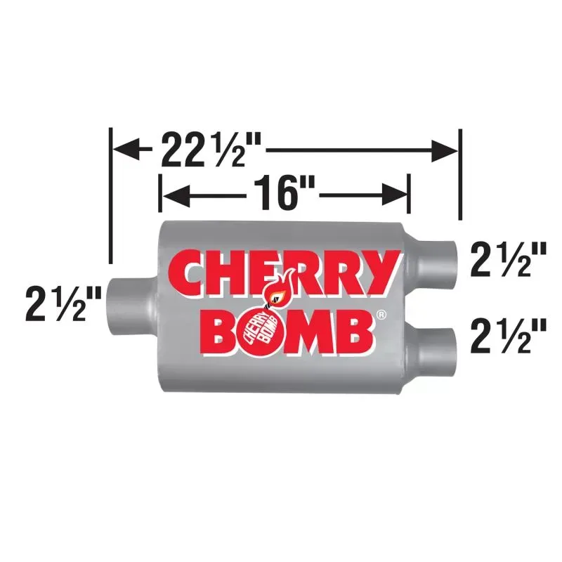 Muffler - Cherry Bomb Vortex - 88108CB