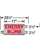 Muffler - Cherry Bomb Vortex                                     - 88111CB - Image 2