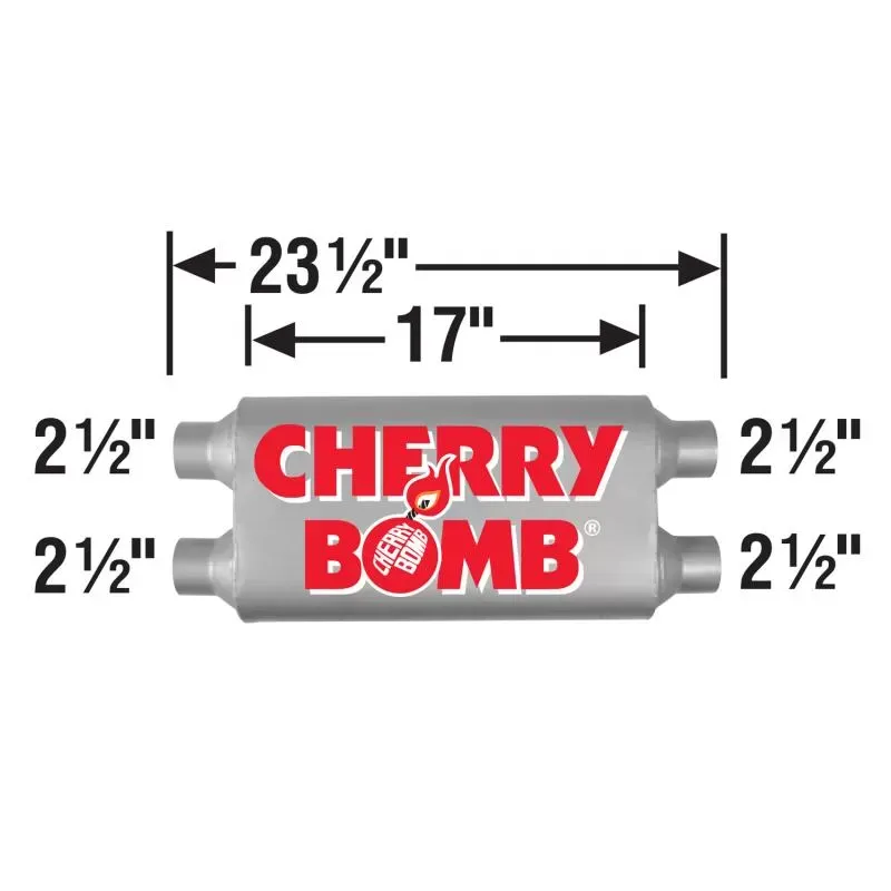 Muffler - Cherry Bomb Vortex - 88116CB