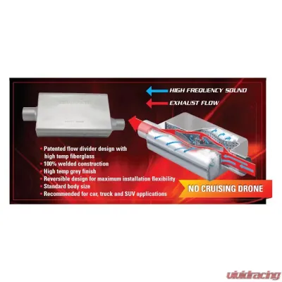 Muffler - Cherry Bomb Vortex - 88111CB