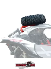 Factory UTV Above Roof Dual Clamp Spare Tire Mount Can-Am Maverick Trail 08-19                                     - MavTrDCSTM - Image 2