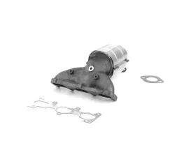 CARB Compliant Direct Fit OBDII Manifold Converter Front Left