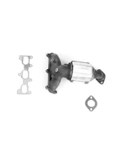 CARB Compliant Direct Fit OBDII Manifold Converter Hyundai Tiburon Front Right 2003-2005 2.7L V6                                     - 751051 - Image 3