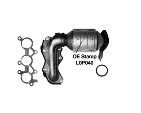 CARB Compliant Direct Fit OBDII Manifold Converter Toyota Avalon Front Left 2005-2007 3.5L V6