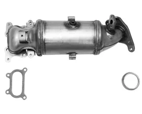 CARB Compliant Direct Fit OBDII Manifold Converter Honda Civic Front 2006-2007 1.8L 4-Cyl