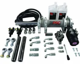 Full Hydraulic Steering Kit, Rear Steer with 2.5 Ton Rockwell Axle PSC Performance Steering Components