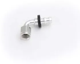 Fitting, #6 JIC 90 Degree Low Pressure Push Lock PSC Performance Steering Components