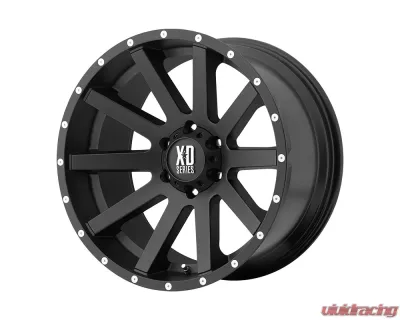 XD Series XD818 Heist Wheel 20x10 5x5x127 -24mm Satin Black - XD81821050724N