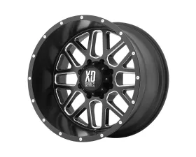 XD Series XD820 Grenade Wheel 20x10 5x5x127 -24mm Satin Black Milled