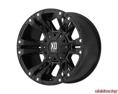 XD Series XD822 Monster II Wheel 18x9 8x180 +18mm Matte Black - XD82289088718