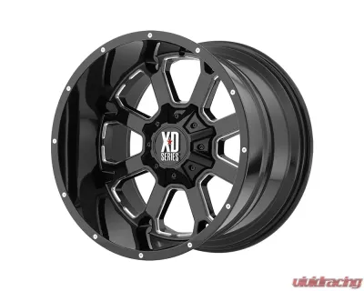 XD Series XD825 Buck 25 Wheel 20x9 6x135/6x139.7 +0mm Gloss Black Milled - XD82529067300