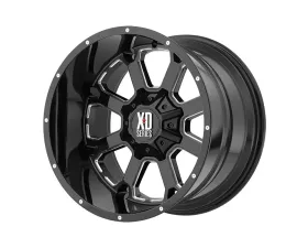 XD Series XD825 Buck 25 Wheel 20x9 8x165.1 +0mm Gloss Black Milled