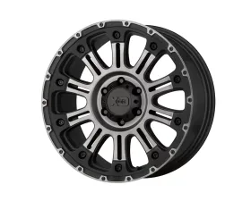 XD Series XD829 Hoss II Wheel 17x9 6x6x139.7 +18mm Satin Black Machined Gray Tint