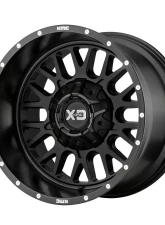 XD Series XD842 Snare Wheel 20x10 5x127/5x139.7 -18mm Satin Black                                     - XD84221035718N - Image 2