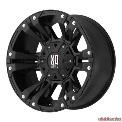 XD Series 822 Monster 2 Matte Black w/Black Accents 18x9 5x127 | 5x5 18mm - XD82289050718