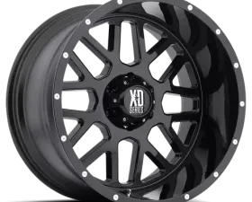 XD XD820 Grenade Wheel 20x10 5x5.0 -24mm Satin Black