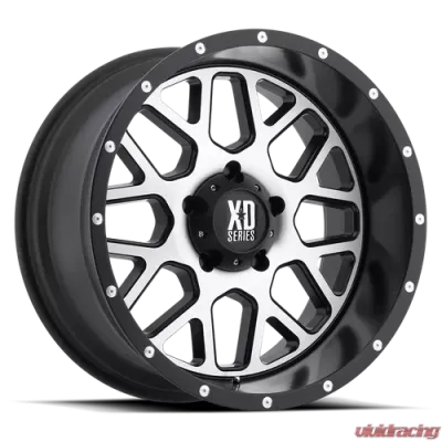 XD XD820 Grenade Wheel 20x10 6x135 -24mm Satin Black w/Machined Face - XD82021063524NUS
