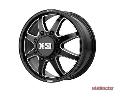 XD Series XD845 - Front Wheel 22x8.25 8X210 105mm Gloss Black Milled - XD845282893105