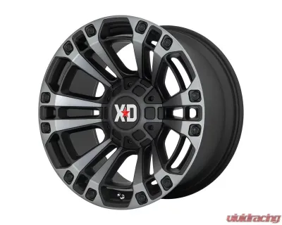 XD Series XD851 Wheel 20x10 5X5/5.5 -18mm Satin Black w/Gray Tint - XD85121035418N